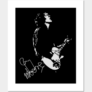 gary moore sillouette Posters and Art